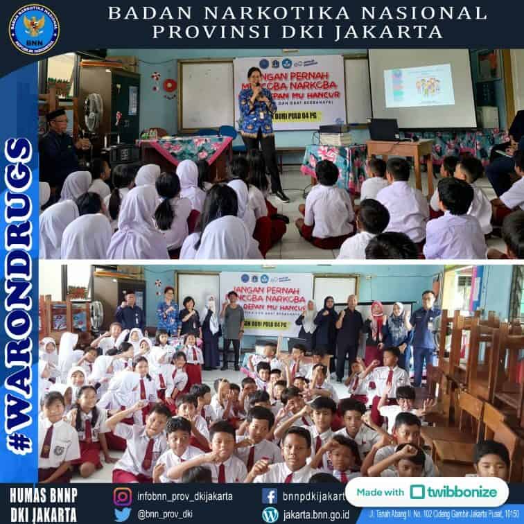 Sosialisasi P4GN di SDN Duri Pulo 04 Pagi dalam rangka Kegiatan Extraordinary Sosialisasi P4GN di SDN Duri Pulo 04 Pagi dalam rangka Kegiatan Extraordinary