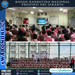 Sosialisasi P4GN secara Hybrid di SDK 1 Penabur Jakarta dalam rangka Kegiatan Extraordinary Sosialisasi P4GN secara Hybrid di SDK 1 Penabur Jakarta dalam rangka Kegiatan Extraordinary