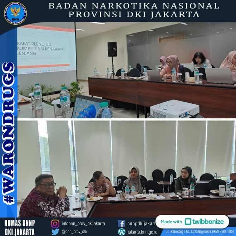 Rapat Pleno Uji Kompetensi Kenaikan Jenjang Jabatan Fungsional Konselor Adiksi dan Asisten Konselor Adiksi dalam rangka mendukung Program Extraordinary Rapat Pleno Uji Kompetensi Kenaikan Jenjang Jabatan Fungsional Konselor Adiksi dan Asisten Konselor Adiksi dalam rangka mendukung Program Extraordinary