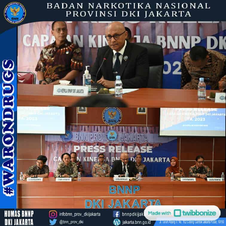 Press Release BNN Provinsi DKI Jakarta Akhir Tahun 2023 Press Release BNN Provinsi DKI Jakarta Akhir Tahun 2023