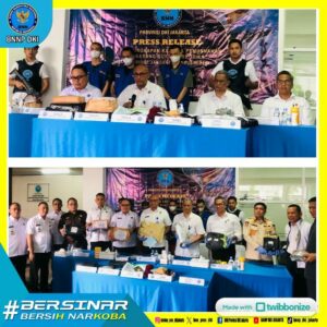 Press Release Pengungkapan Kasus dan Pemusnahan Barang Bukti Narkotika Periode Januari sampai dengan Februari Tahun 2024 Press Release Pengungkapan Kasus dan Pemusnahan Barang Bukti Narkotika Periode Januari sampai dengan Februari Tahun 2024