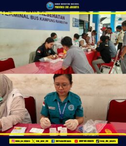 Deteksi Dini melalui tes urine bagi Pengemudi Bus AKAP (Antar Kota Antar Provinsi) pada angkutan Lebaran 2024/1445 H