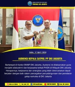 Audiensi dari Kepala Satpol PP DKI Jakarta Audiensi dari Kepala Satpol PP DKI Jakarta