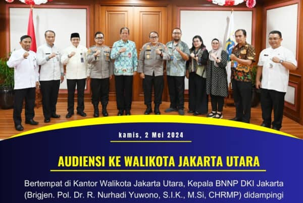 Audiensi Kepala BNNP DKI Jakarta ke Walikota Jakarta Utara