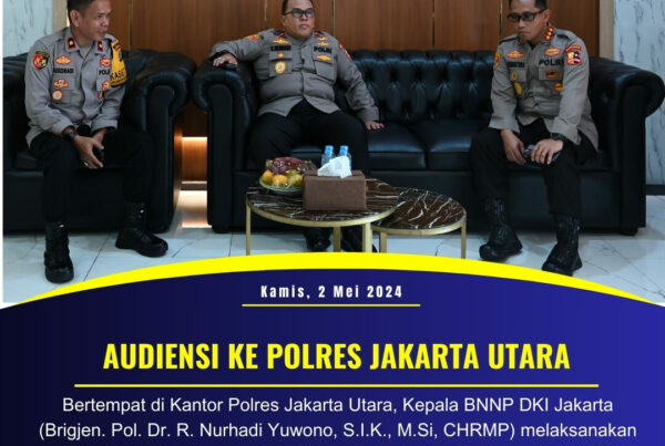 KUNJUNGAN KEPALA BNNP DKI JAKARTA KE POLRES JAKARTA SELATAN