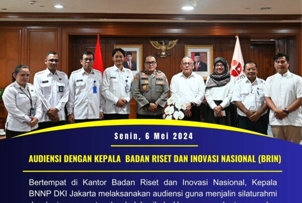KEPALA BNNP DKI JAKARTA AUDIENSI DENGAN BRIN RI KEPALA BNNP DKI JAKARTA AUDIENSI DENGAN BRIN RI