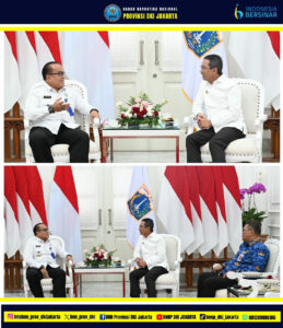 KEPALA BNNP DKI JAKARTA GELAR AUDIENSI DENGAN PJ. GUBERNUR DKI JAKARTA KEPALA BNNP DKI JAKARTA GELAR AUDIENSI DENGAN PJ. GUBERNUR DKI JAKARTA