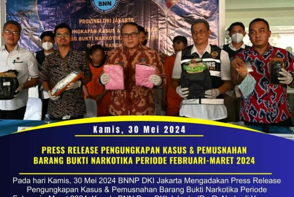 BNNP DKI Jakarta Musnahkan Barang Bukti Narkotika Jaringan Antar Provinsi