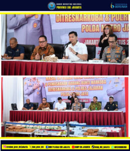 KONFERENSI PERS HASIL OPERASI NILA JAYA 2024 DAN PEMUSNAHAN BARANG BUKTI NARKOTIKA POLDA METRO JAYA KONFERENSI PERS HASIL OPERASI NILA JAYA 2024 DAN PEMUSNAHAN BARANG BUKTI NARKOTIKA POLDA METRO JAYA