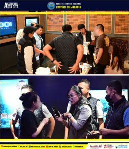 BNNP DKI JAKARTA GELAR RAZIA TEMPAT HIBURAN MALAM, LIBATKAN TIM K-9 UNTUK TEKAN PEREDARAN NARKOTIKA BNNP DKI JAKARTA GELAR RAZIA TEMPAT HIBURAN MALAM, LIBATKAN TIM K-9 UNTUK TEKAN PEREDARAN NARKOTIKA