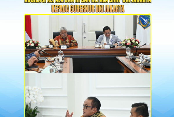 AUDIENSI KEPALA BNN RI DAN KEPALA BNNP DKI JAKARTA KEPADA GUBERNUR DKI JAKARTA