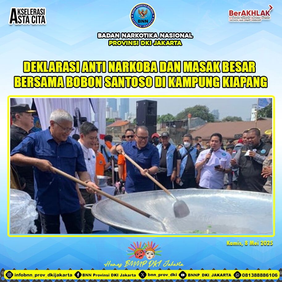 DEKLARASI ANTI NARKOBA DAN MASAK BESAR BERSAMA BOBON SANTOSO DI KAMPUNG KIAPANG Konsep Otomatis